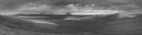 Large B&W pano of the Icelandic interior